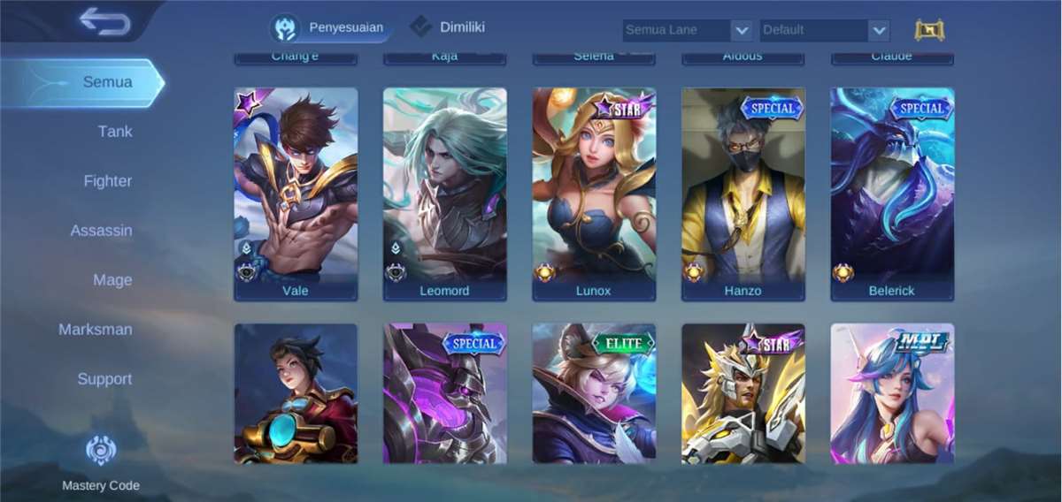 Akun Mobile Legend